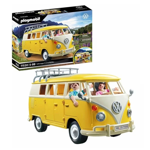 PLAYMOBIL VOLKSWAGEN T1 CAMPER BUS ΚΙΤΡΙΝΟ