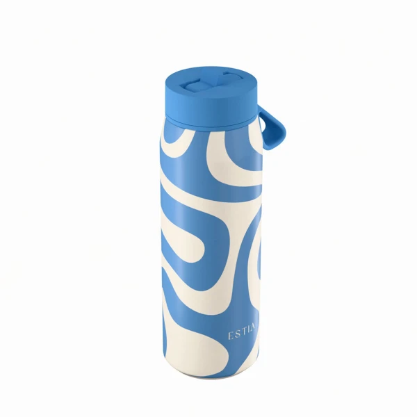 ESTIA HOME ART THERMOS PULSE SAVE THE AEGEAN 500ml OCEAN WAVES