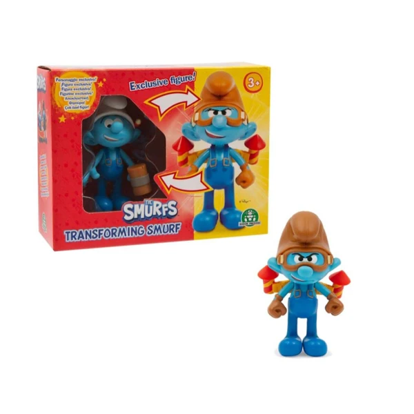 SMURFS TRASFORMING FIGURES 10 cm - 3 DESIGNS