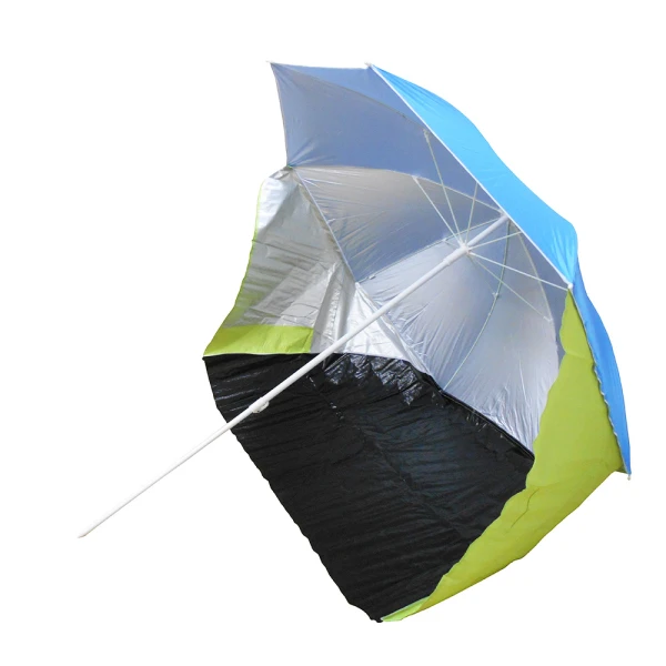 SEA UMBRELLA METAL TENT WITH SUN PROTECTION GREEN-BLUE 200 cm