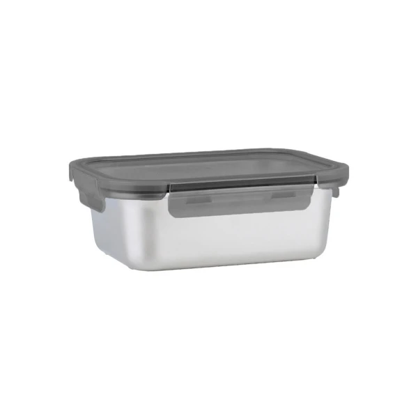 ESTIA HOME ARTS ΦΑΓΗΤΟΔΟΧΕΙΟ ΑΝΟΞΕΙΔΩΤΟ 1200ml ΜΕ ΠΛΑΣΤΙΚΟ ΚΑΠΑΚΙ