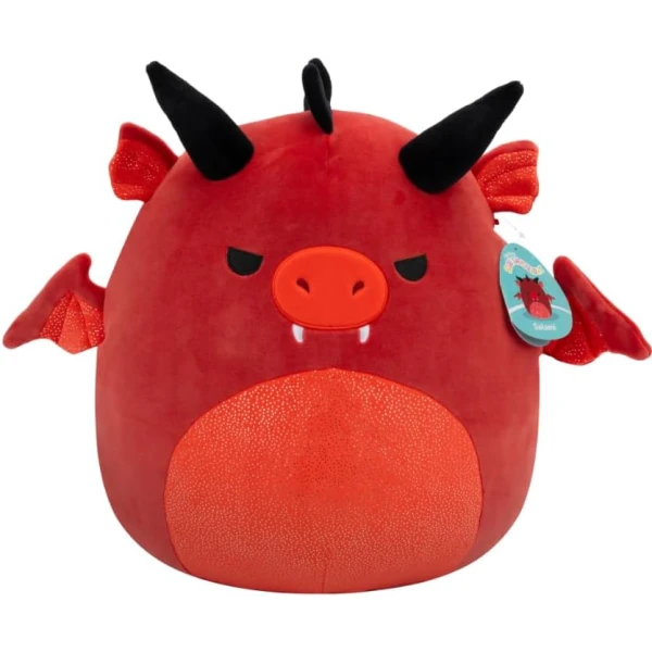 SQUISHMALLOWS PLUSH 35 cm W6 - SALAMI THE RED DRAGON