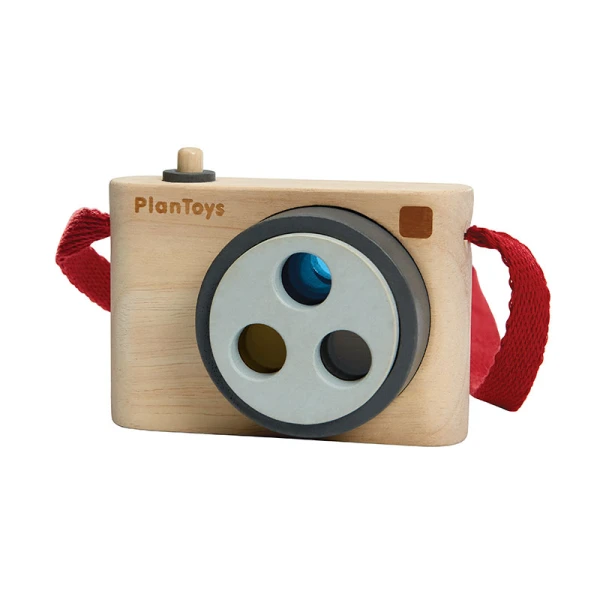 PLAN TOYS ΞΥΛΙΝΟ ΠΑΙΧΝΙΔΙ ΕΓΧΡΩΜΗ ΣΤΙΓΜΙΑΙΑ ΦΩΤΟΓΡΑΦΙΚΗ ΜΗΧΑΝΗ