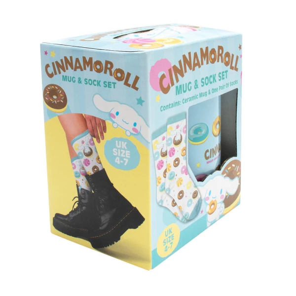 HK CINNAMOROLL MUG AND SOCKS SET