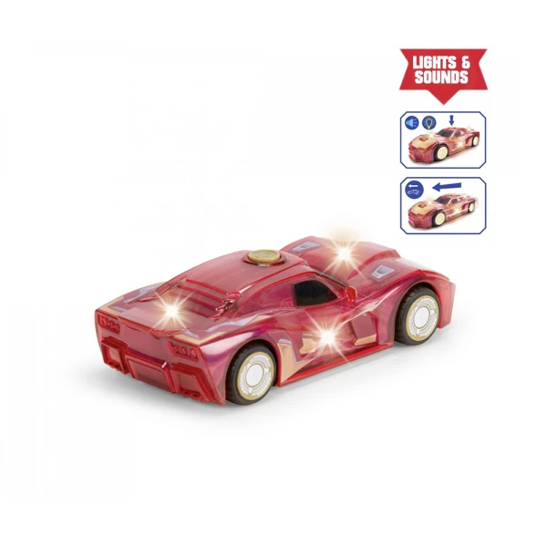 JADA CAR 1:32 MARVEL LIGHT HERO IRON MAN