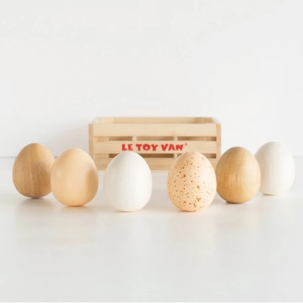 LE TOY VAN HONEYBAKE EGG CRATE SET OF 6 16x12x6 cm.