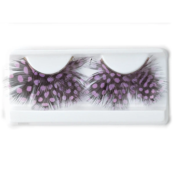 CARNIVAL ACCESSORY POLKA-DOT EYELASHES - 6 COLOURS