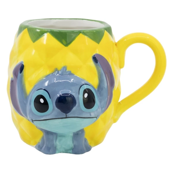 ΚΕΡΑΜΙΚΗ ΚΟΥΠΑ 410ml STITCH PINEAPPLE ΣΕ ΚΟΥΤΙ ΔΩΡΟΥ
