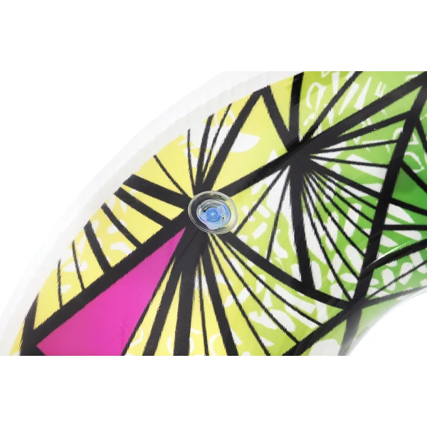 BESTWAY INFLATABLE SWIM RING D119 cm MULTICOLOUR/TRANSPARENT