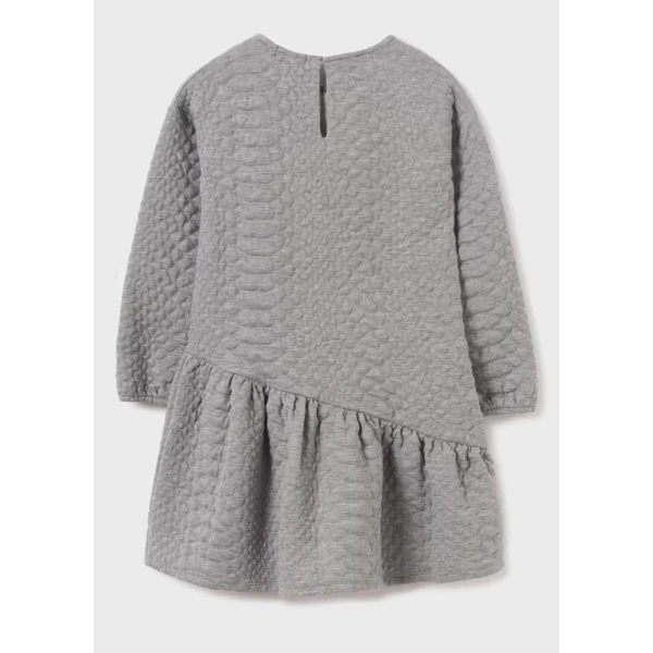 MAYORAL DRESS JACQUARD REINFORCED INTENSE GREY