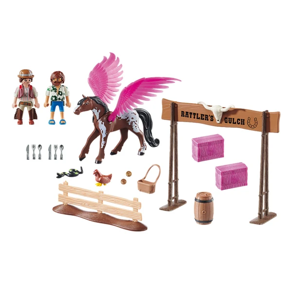 PLAYMOBIL THE MOVIE MARLA AND DEL TO FAR WEST