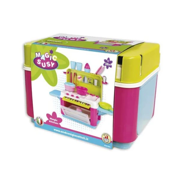 COLOURED KITCHEN WITH ACCESSORIES