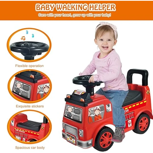 BABY WALKER FIRE ENGINE WITH SOUNDS