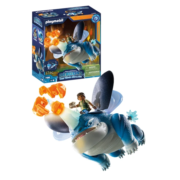 PLAYMOBIL DRAGONS THE NINE REALMS PLOWHORN & D\'ANGELO