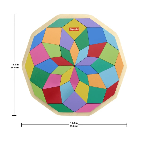 FISHER PRICE ΞΥΛΙΝΟ ΠΑΖΛ 41 τεμ. MANDALA