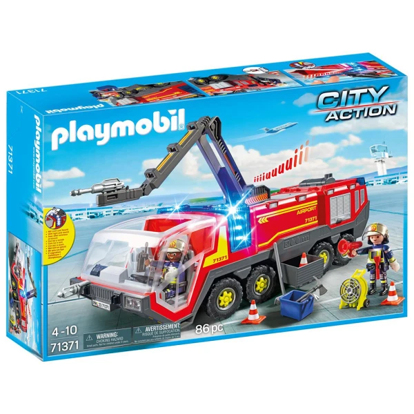 PLAYMOBIL CITY ACTION ΠΥΡΟΣΒΕΣΤΙΚΟ ΟΧΗΜΑ ΜΕ ΦΩΤΑ, ΗΧΟ ΚΑΙ ΠΥΡΟΣΒΕΣΤΙΚΟ ΚΑΝΟΝΙ