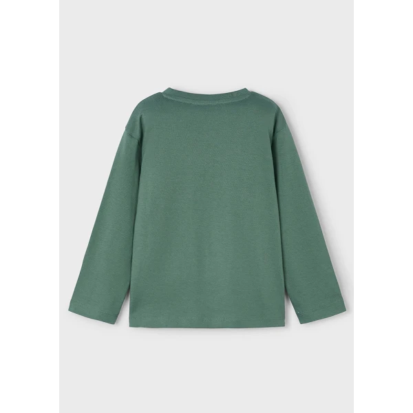 MAYORAL LONG-SLEEVE T-SHIRT BASIC GREEN 