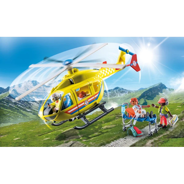 PLAYMOBIL CITY LIFE MEDICAL HELICOPTER