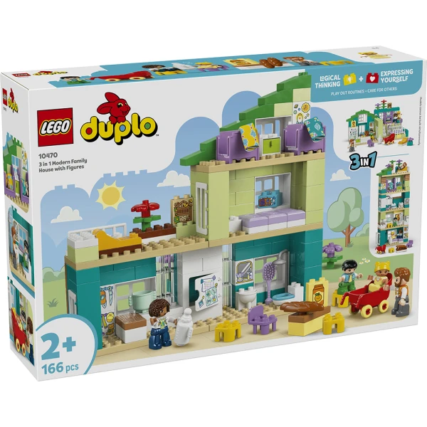 LEGO® DUPLO® TOWN 3 IN 1 MODERN FAMILY HOUSE WITH FIGURES