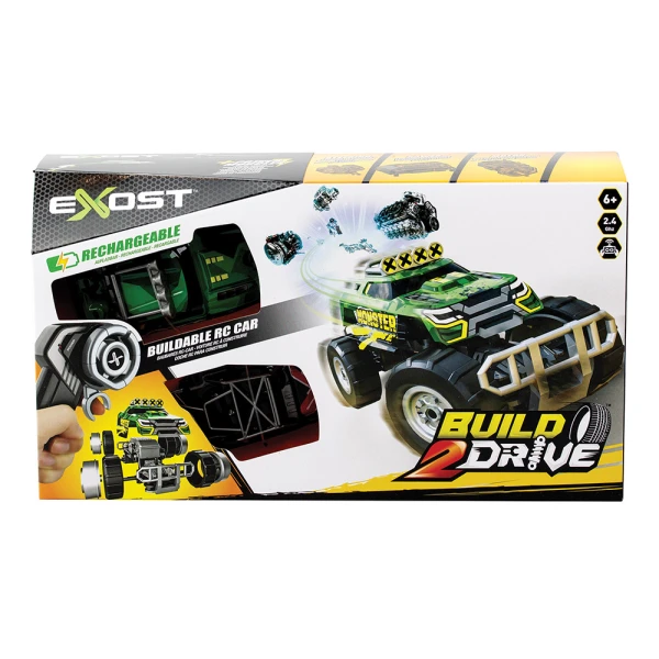 EXOST BUILD 2 DRIVE DELUXE SET (MIGHTY CRAWLER) REMOTE CONTROL & ASSEMBLED RACE CAR 