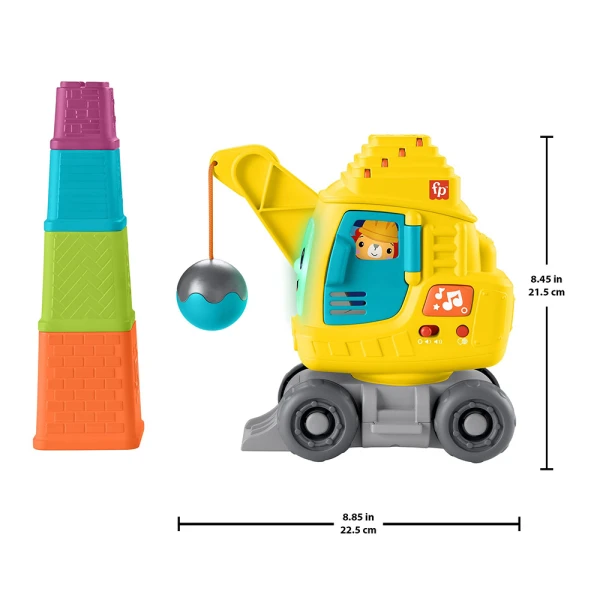 FISHER PRICE ΕΚΠΑΙΔΕΥΤΙΚΟΣ ΓΕΡΑΝΟΣ ΜΕ ΚΥΒΟΥΣ