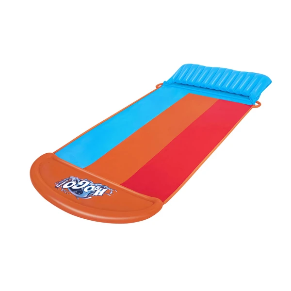 BESTWAY H2OGO! TRIPLE SLIDE 4.88m INFLATABLE GARDEN TSUNAMI SPLASH RAMP