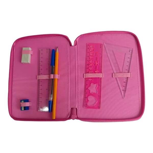 MUST TEAM ΚΑΣΕΤΙΝΑ ΔΙΠΛΗ ΓΕΜΑΤΗ 15Χ5Χ21 εκ. STITCH PINK