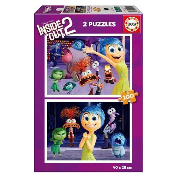 EDUCA PUZZLE 2X100 pcs INSIDE OUT 2