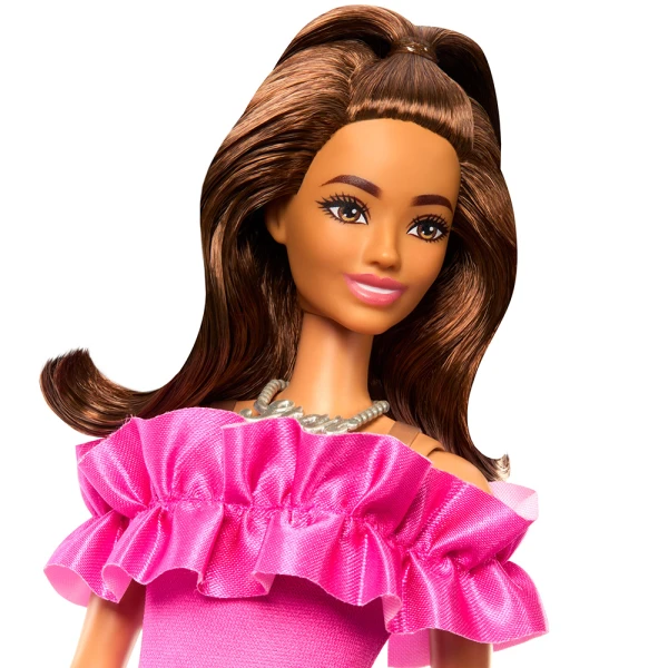 BARBIE FASHIONISTAS DOLL - FUCHSIA DRESS