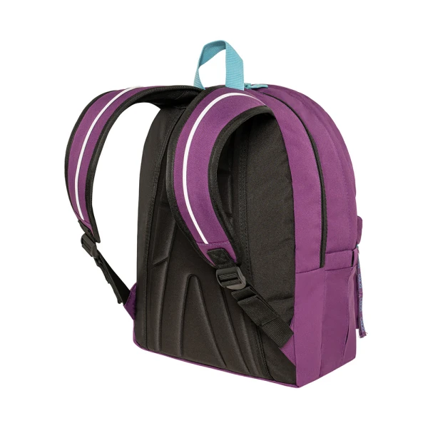 POLO 2026 BACKPACK ORIGINAL DOUBLE SCARF EGGPLANT-TURQUOISE