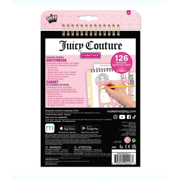 MAKE IT REAL JUICY COUTURE FASHION DESIGN SKETCHBOOK