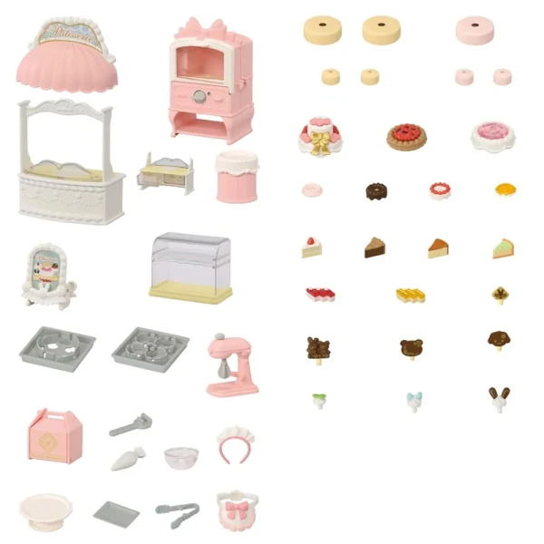 THE SYLVANIAN FAMILIES VILLAGE CAKE SHOP STARTER SET