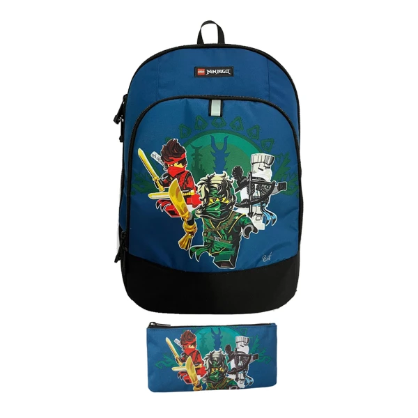 LEGO® BASE NINJAGO NTO THE UNKNOWN PRIMARY SCHOOL BACKPACK AND GIFT PENCIL CASE