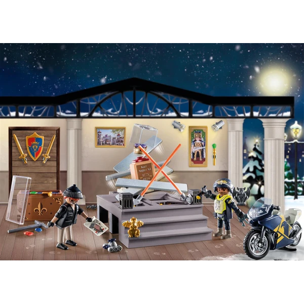 PLAYMOBIL CITY ACTION ΧΡΙΣΤΟΥΓΕΝΝΙΑΤΙΚΟ ΗΜΕΡΟΛΟΓΙΟ - ΛΗΣΤΕΙΑ ΣΤΟ ΜΟΥΣΕΙΟ