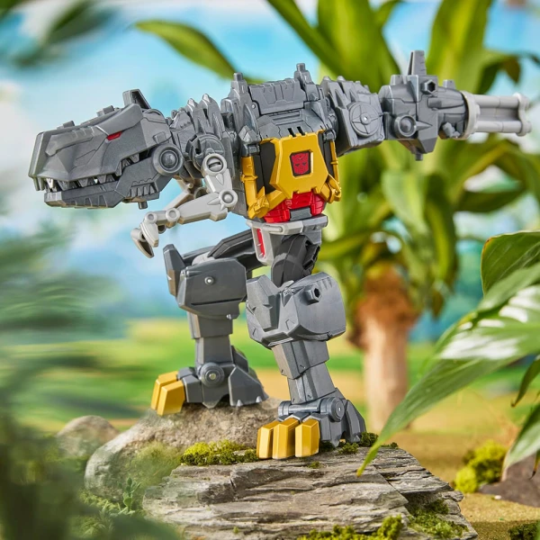 TRANSFORMERS CYBERWORLD CHOMP & BATTLE - FIGURE GRIMLOCK