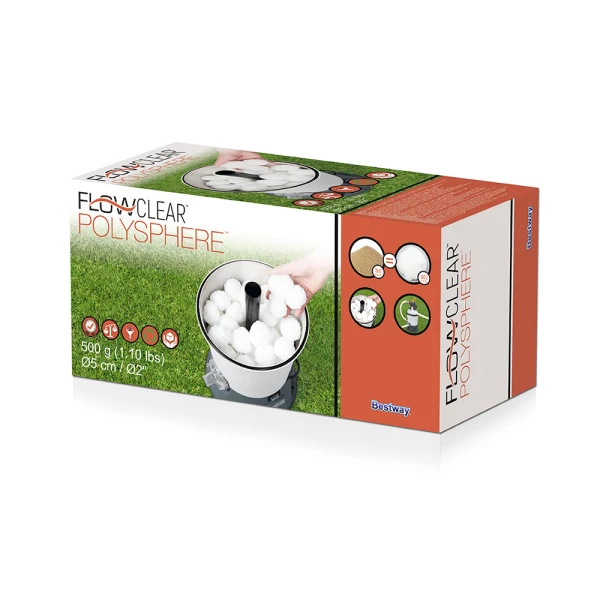 BESTWAY FLOWCLEAR ΜΠΑΛΕΣ ΦΙΛΤΡΑΡΙΣΜΑΤΟΣ ΠΙΣΙΝΑΣ 500g