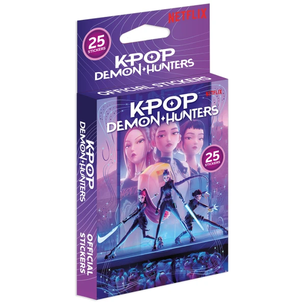 K-POP DEMON HUNTERS 25 STICKERS MULTIPACK 