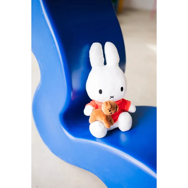 PLUSH BUNNY MIFFY 33 cm WITH PUPPIE