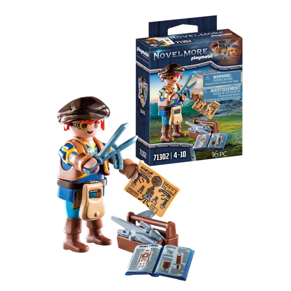 PLAYMOBIL NOVELMORE DARIO WITH HIS TOOLS