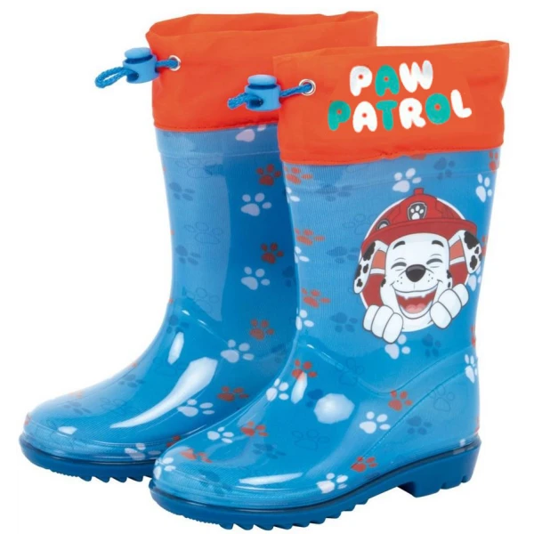 ΠΑΙΔΙΚΕΣ ΜΠΟΤΕΣ ΒΡΟΧΗΣ PAW PATROL PVC/TEXTILE ΜΠΛΕ