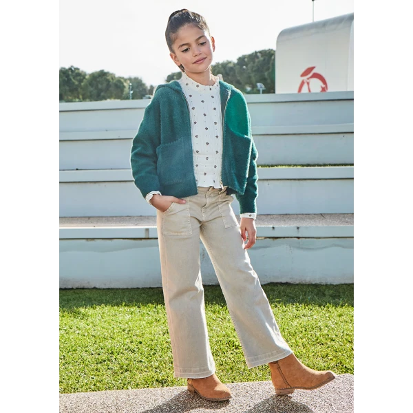 MAYORAL TROUSERS SEPIA GABARDINE