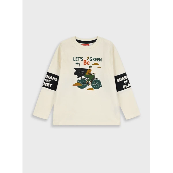 ENERGIERS BLOUSE BOY BEBE ECRU
