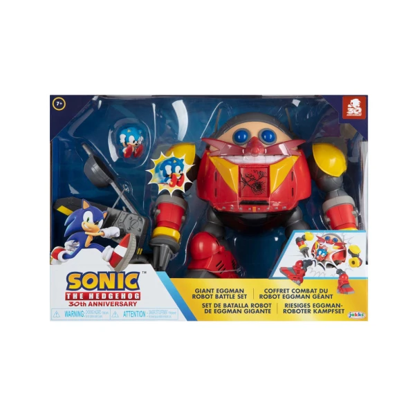 SONIC THE HEDGEHOG 30th ANNIVERSARY - ΣΕΤ ΜΑΧΗΣ ΜΕ ΓΙΓΑΝΤΙΟ ΡΟΜΠΟΤ EGGMAN ΚΑΙ SONIC