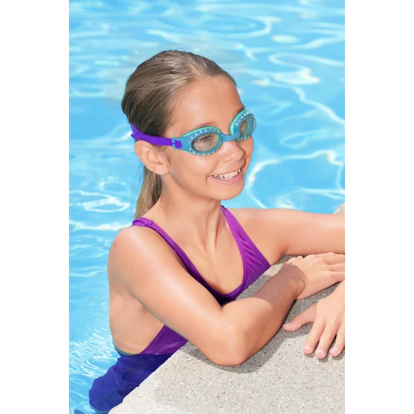 BESTWAY ΓΥΑΛΑΚΙΑ ΘΑΛΑΣΣΗΣ HYDRO-SWIM SPARKLE \'N SHINE ΜΠΛΕ/ΜΩΒ