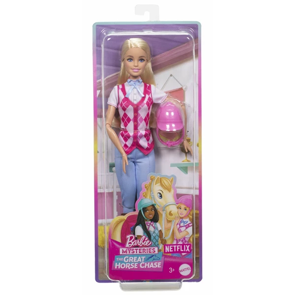 BARBIE MYSTERIES THE GREAT HORSE CHASE - ΚΟΥΚΛΑ RIDING MALIBU