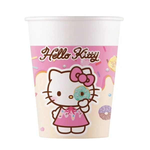 ΧΑΡΤΙΝΑ ΠΟΤΗΡΙΑ 200ml 8 τεμ. HELLO KITTY & KUROMI