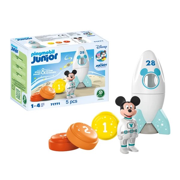 PLAYMOBIL JUNIOR & DISNEY Ο ΜΙΚΥ ΜΑΟΥΣ ΚΑΙ Ο ΔΙΑΣΤΗΜΙΚΟΣ ΠΥΡΑΥΛΟΣ