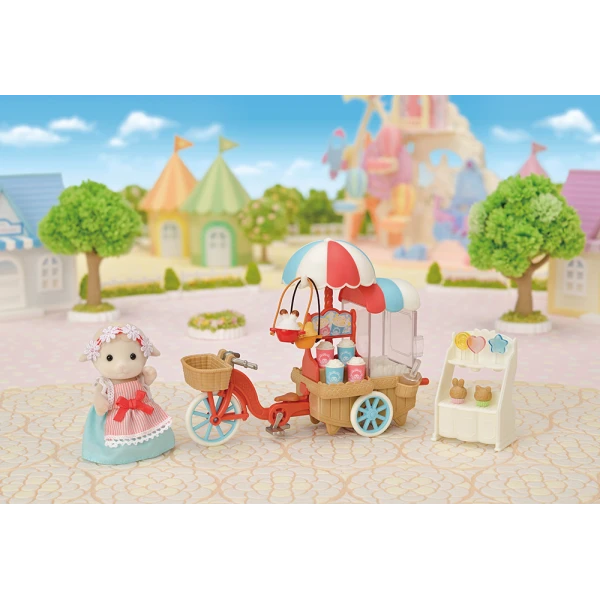 THE SYLVANIAN FAMILIES POPCORN DELIVERY TRIKE 5653