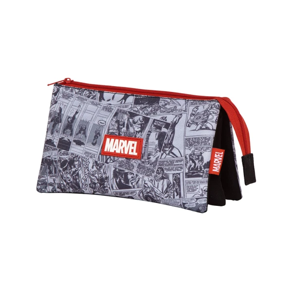 TRIPLE PENCIL CASE MARVEL 21Χ11X3.5 cm