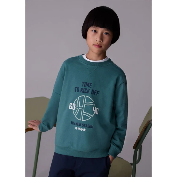 MAYORAL TRACKSUIT PRINT GREEN DARK